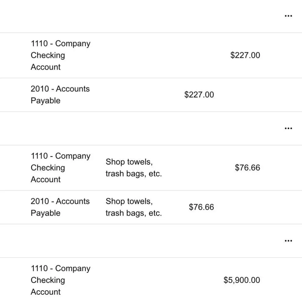 accounting software expenses