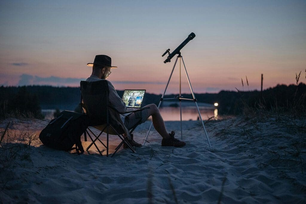 small business owner working remote