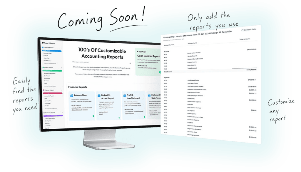 accounting report library coming soon