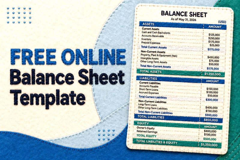 Free Balance Sheet Template for Small Business