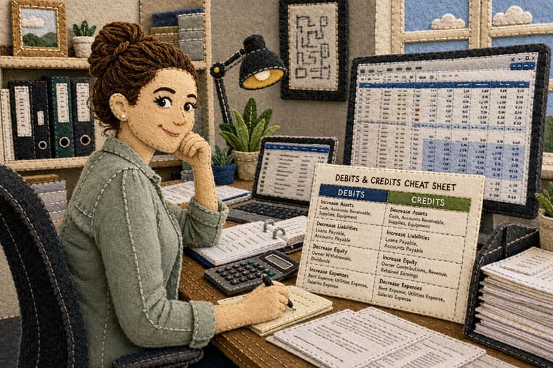 Accounting Debits and Credits Cheat Sheet