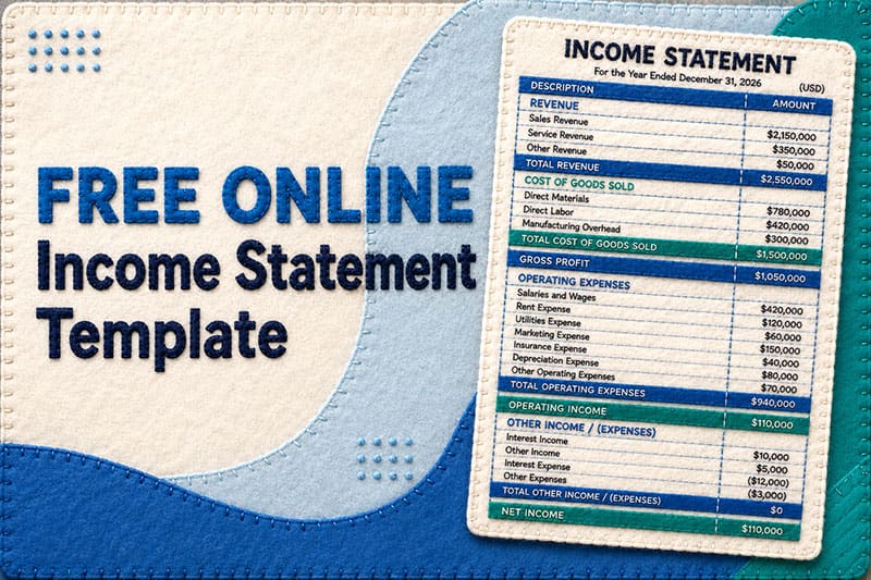 Free Income Statement Template
