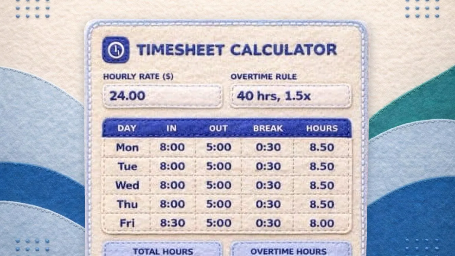 Timesheet Template